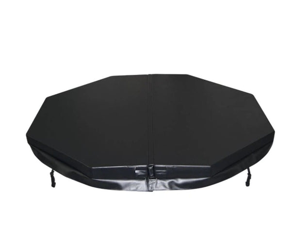 8 Hyrnt pottlok á heitapott svart